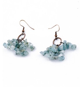 Adzo grapevine aquamarine earrings